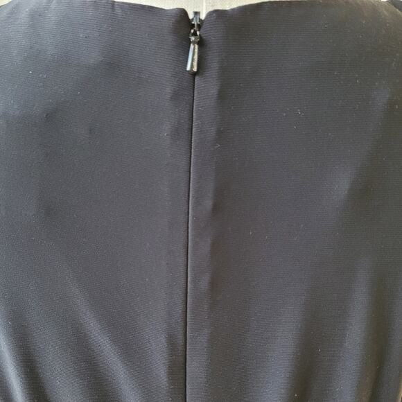 NWT Alex Evenings Maxi Dress Size 10 Black Bodice Floral Skirt Pockets Event EUC - Picture 7 of 13